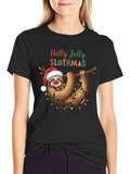 Holly Jolly Slothmas T-Shirt