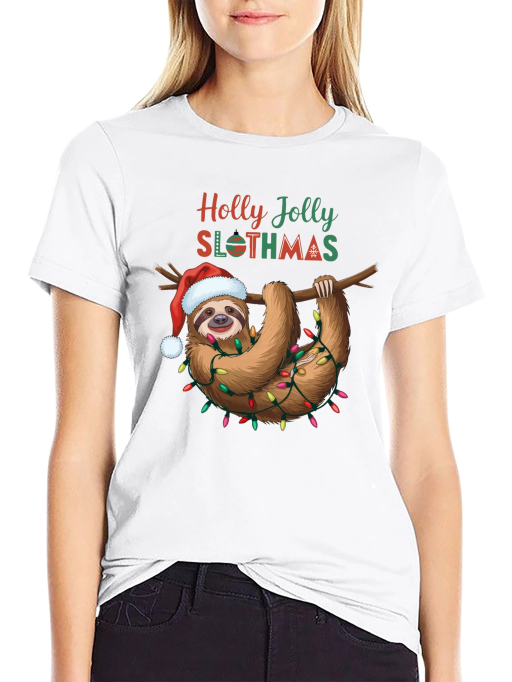 Holly Jolly Slothmas T-Shirt