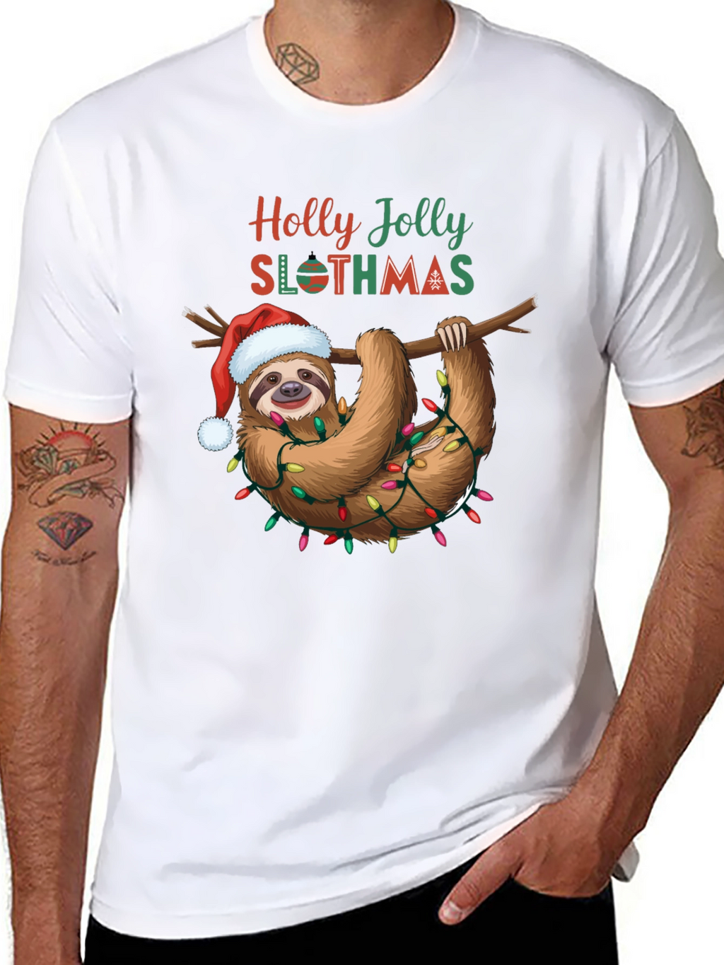Holly Jolly Slothmas T-Shirt