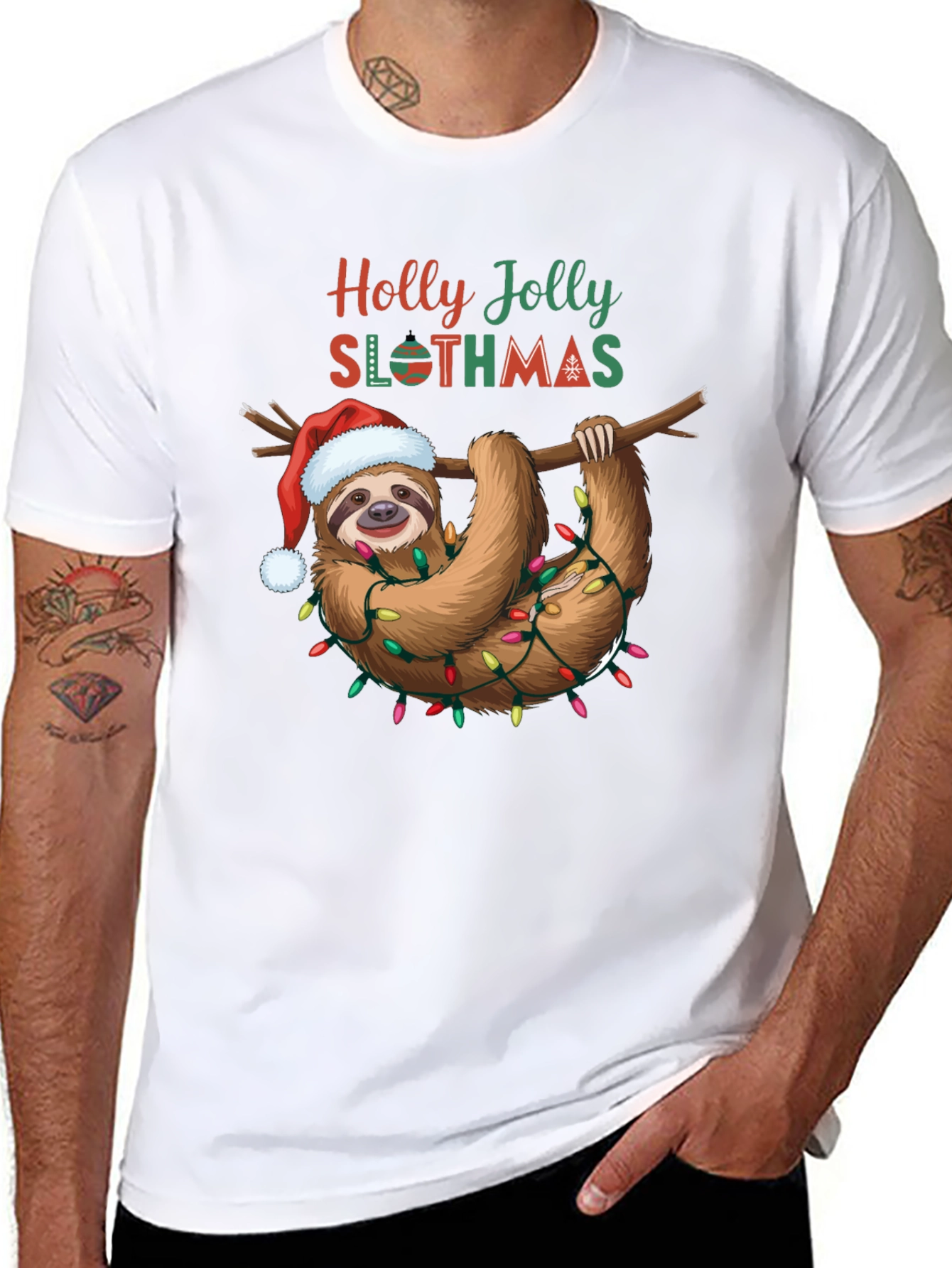 Holly Jolly Slothmas T-Shirt