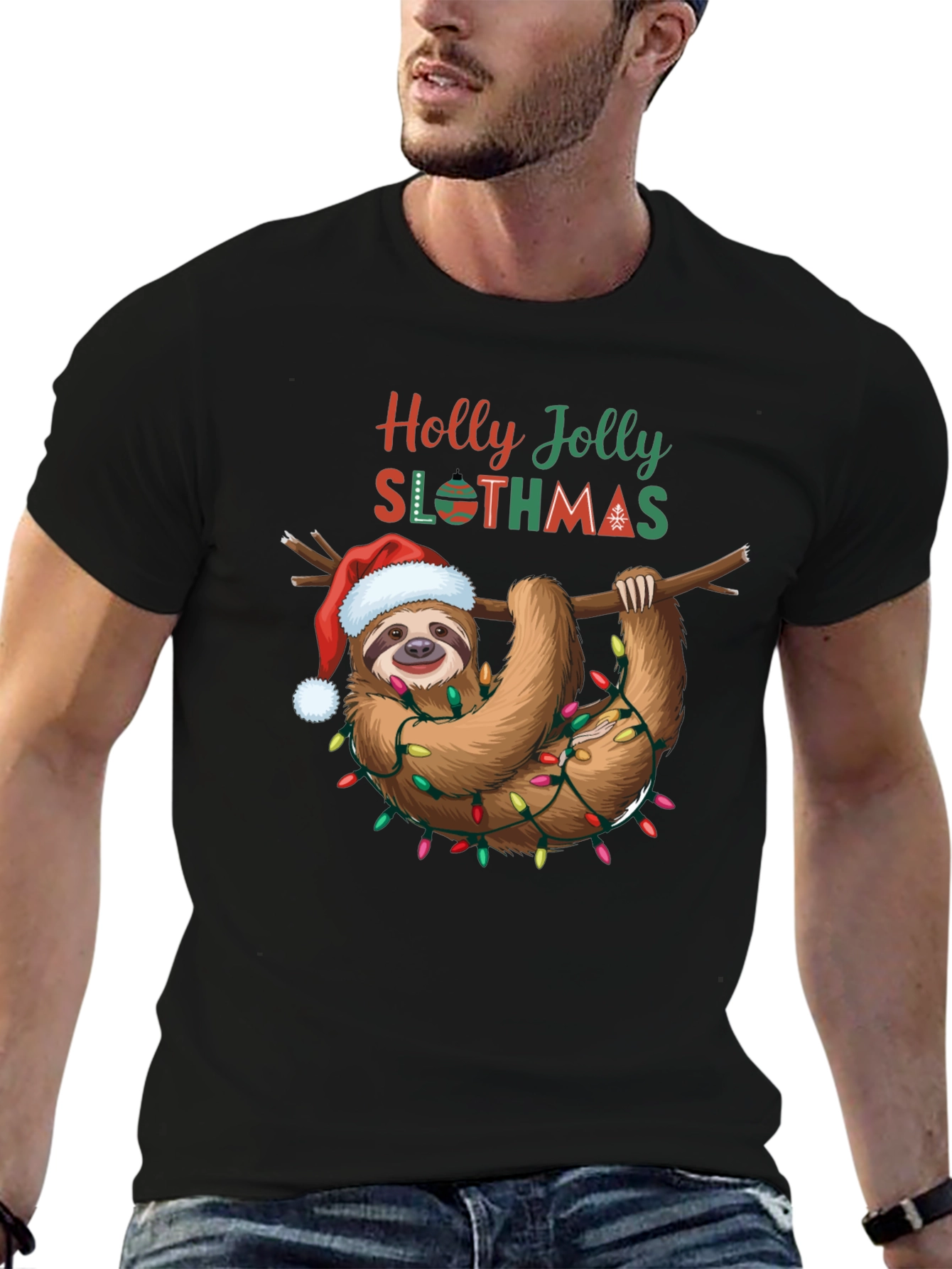 Holly Jolly Slothmas T-Shirt