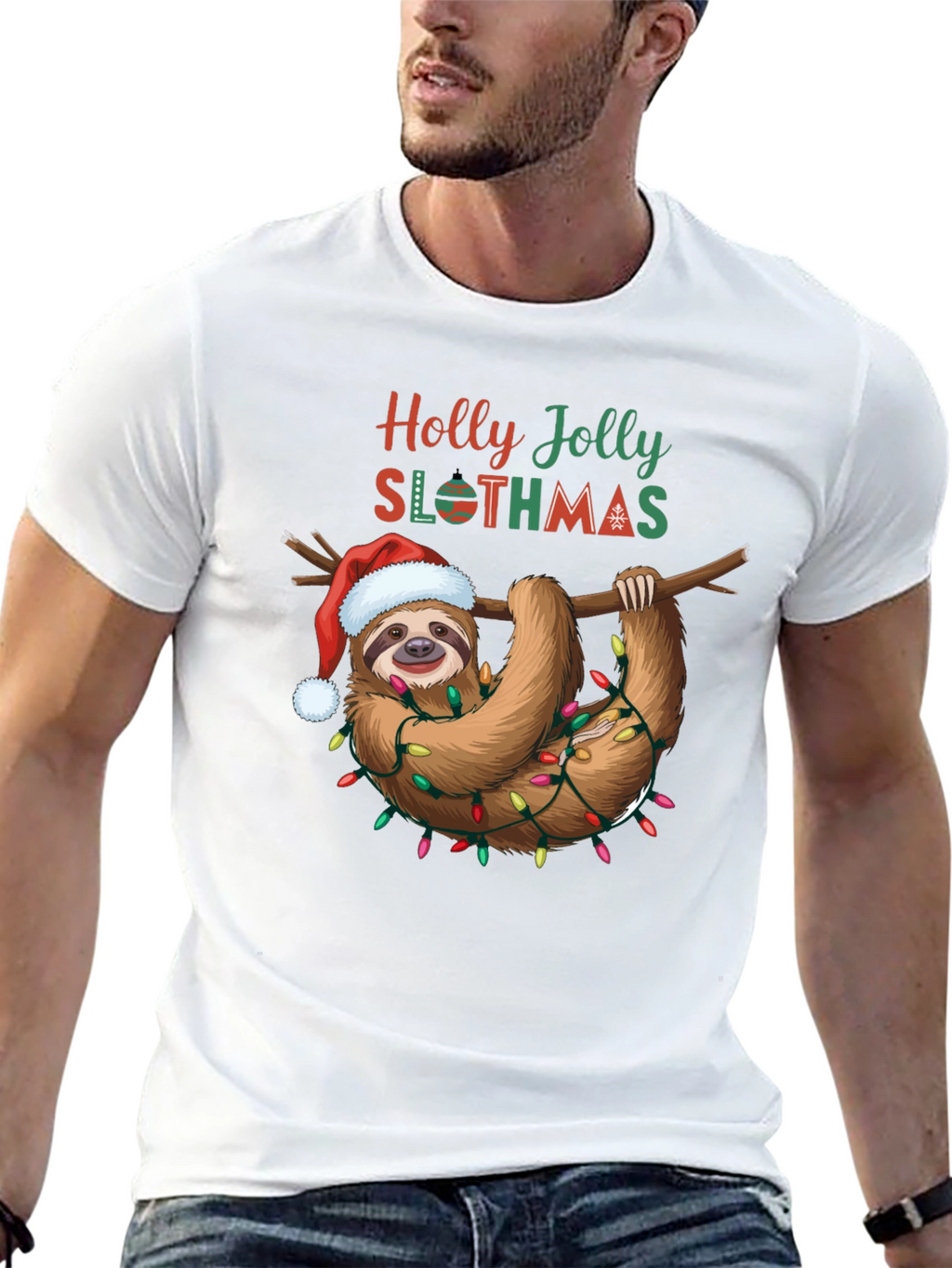Holly Jolly Slothmas T-Shirt