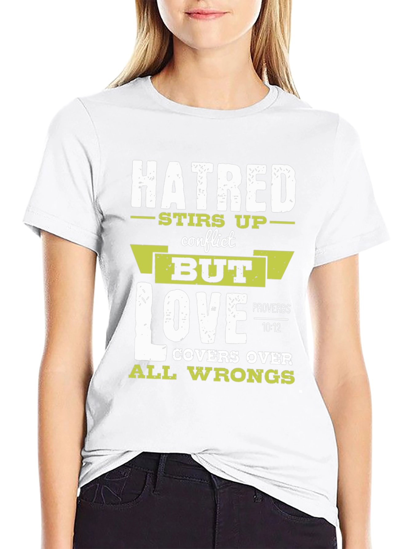 Hatred Stirs Up Conflict Graphic T-Shirt