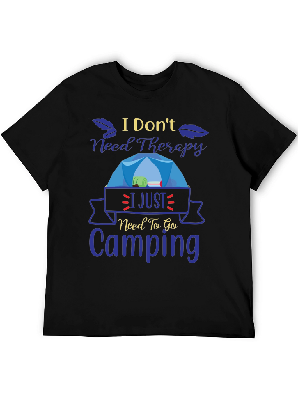 Camping Therapy T-Shirt: Nature Lover Tee