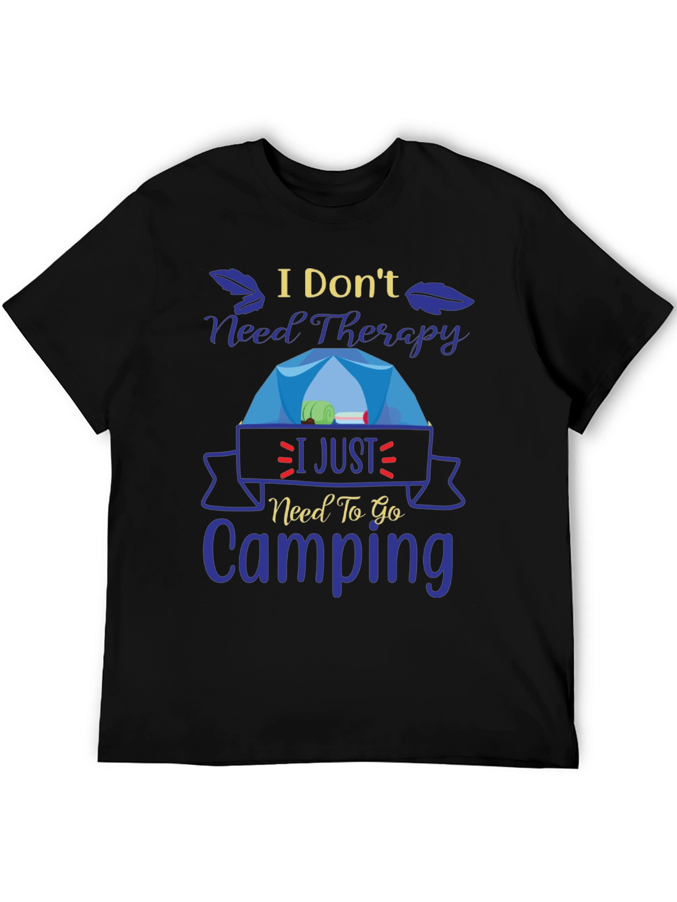 Camping Therapy T-Shirt: Nature Lover Tee