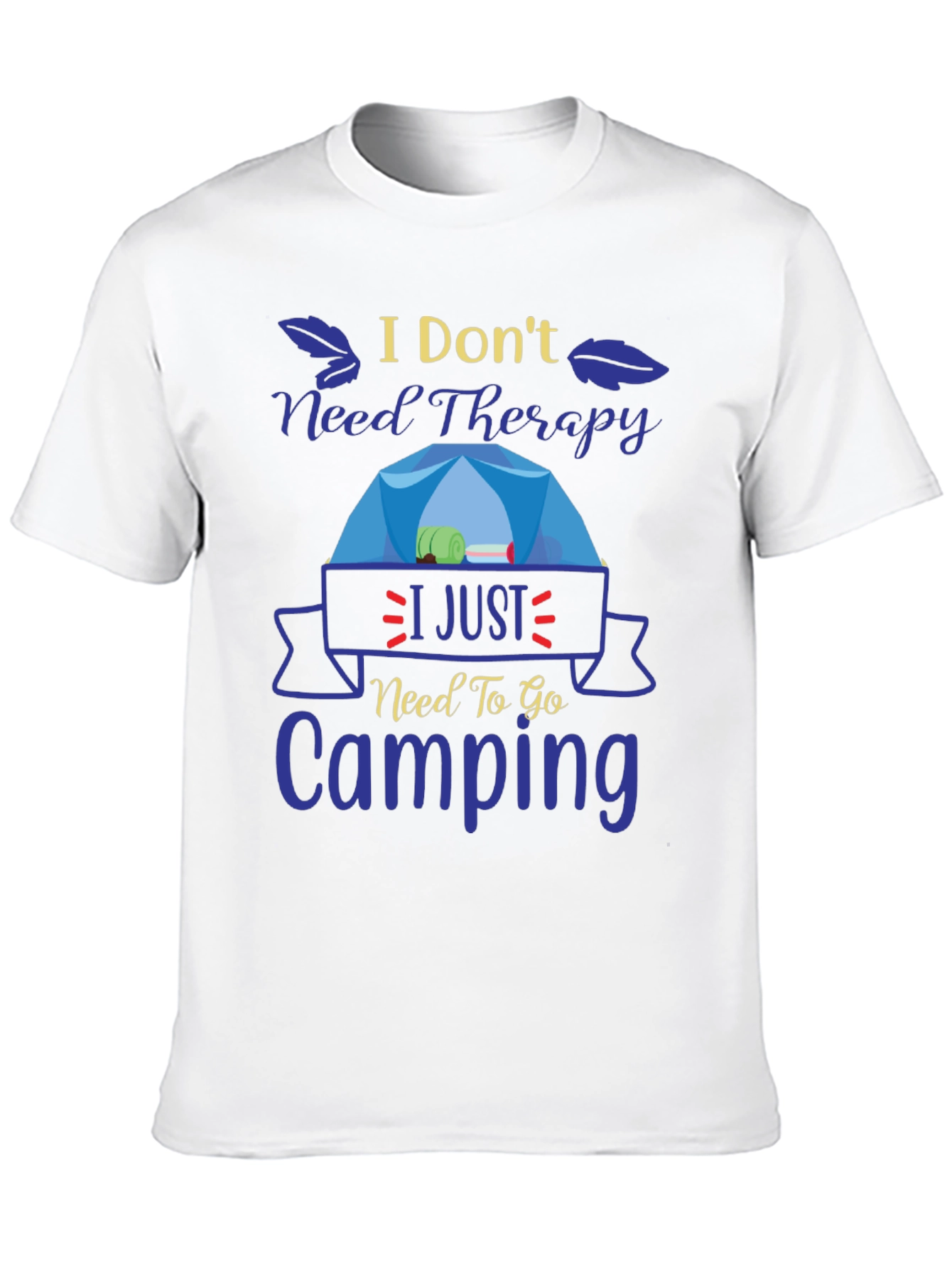 Camping Therapy T-Shirt: Nature Lover Tee