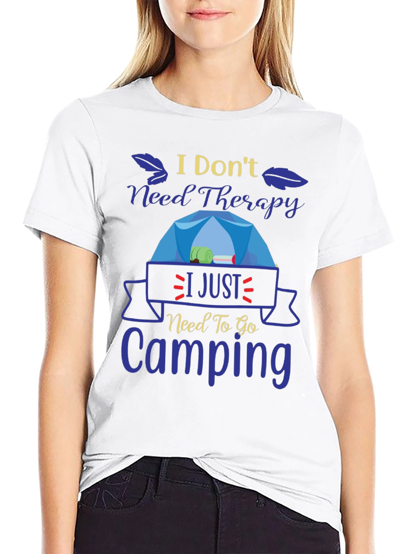 Camping Therapy T-Shirt: Nature Lover Tee