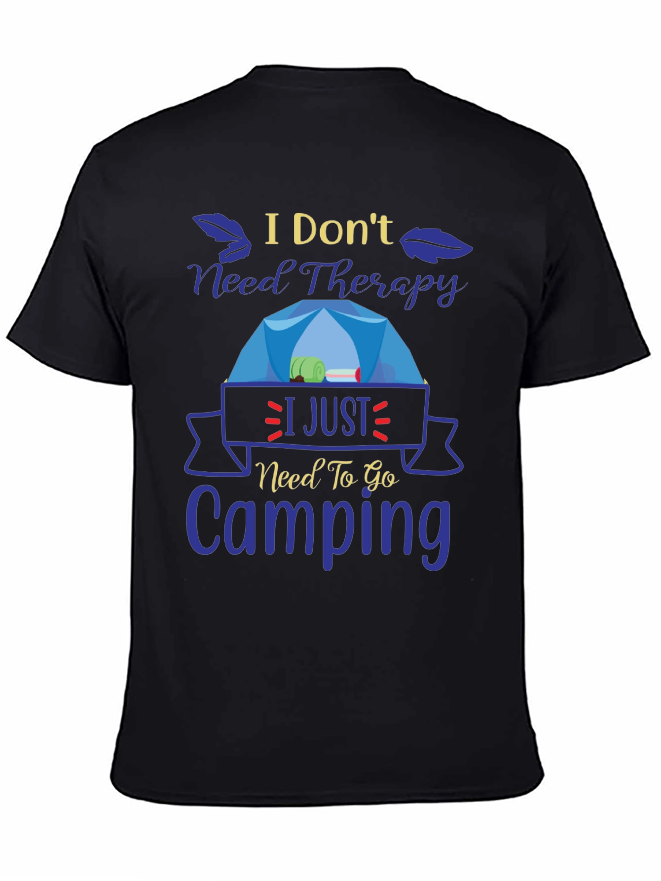 Camping Therapy T-Shirt: Nature Lover Tee