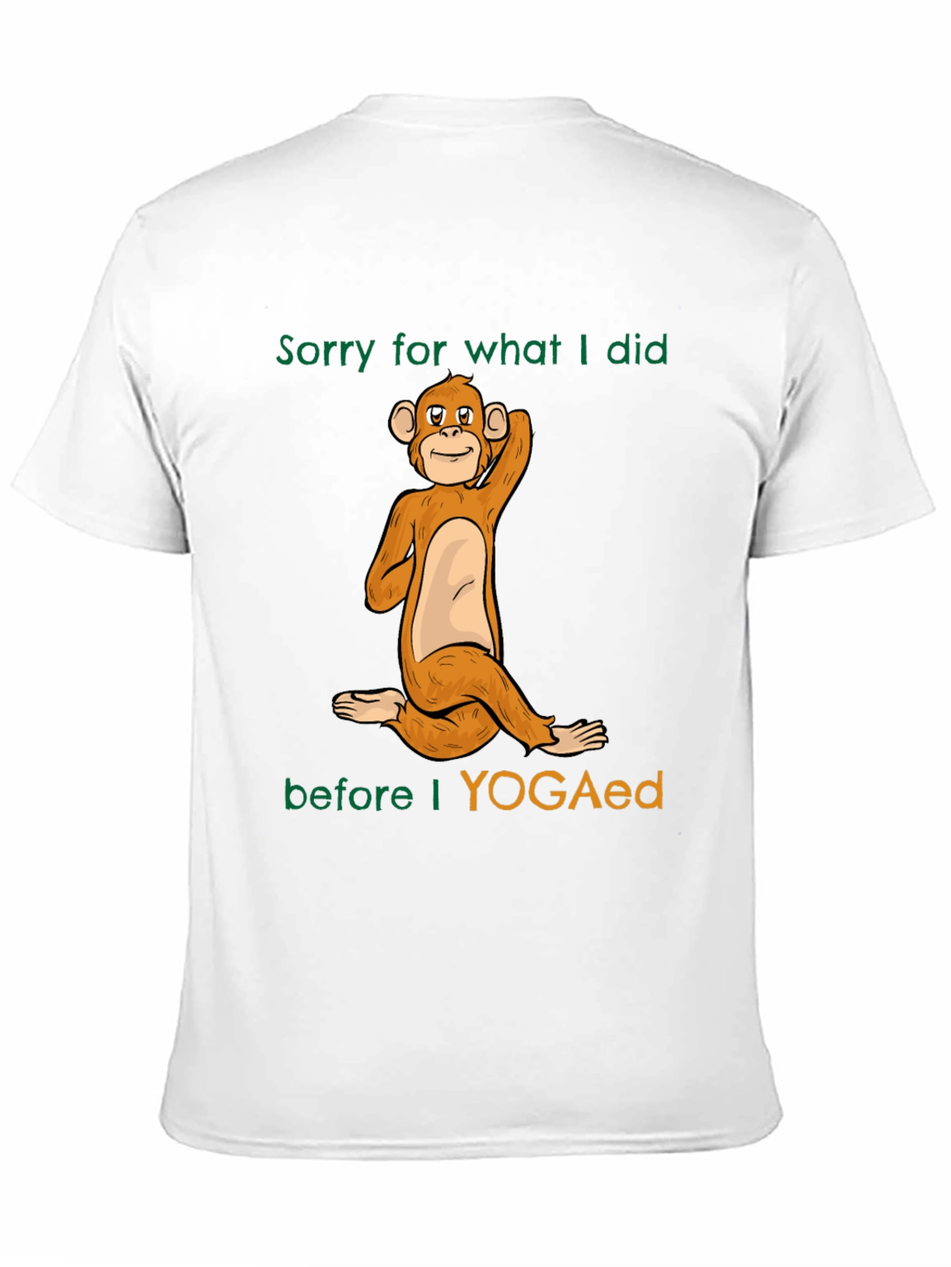Yoga Monkey Graphic T-Shirt