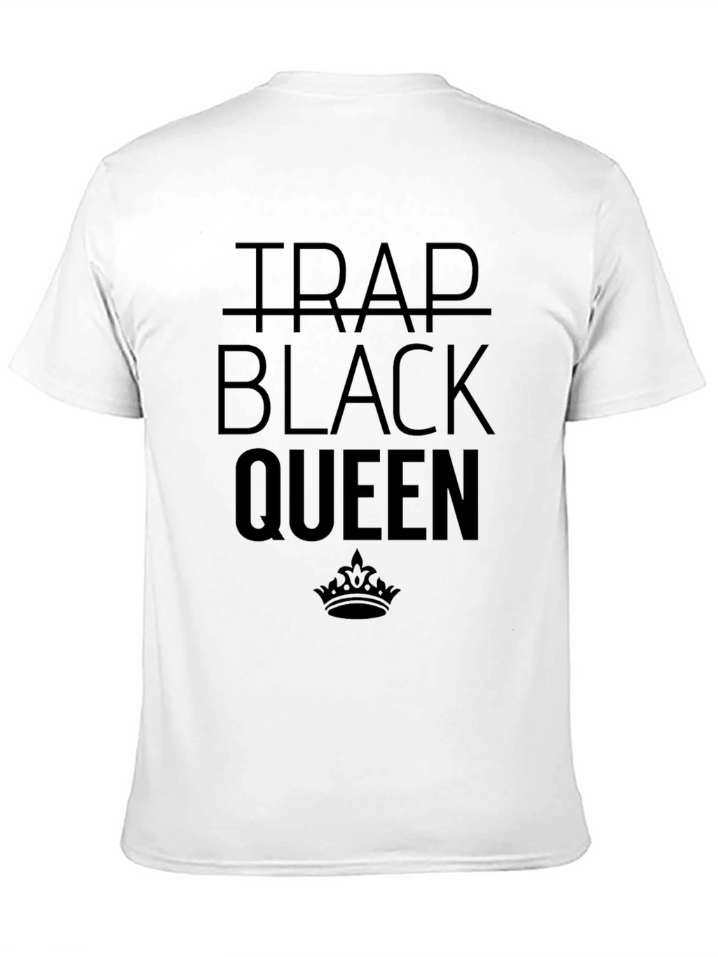 Trap Black Queen Graphic T-Shirt - Black