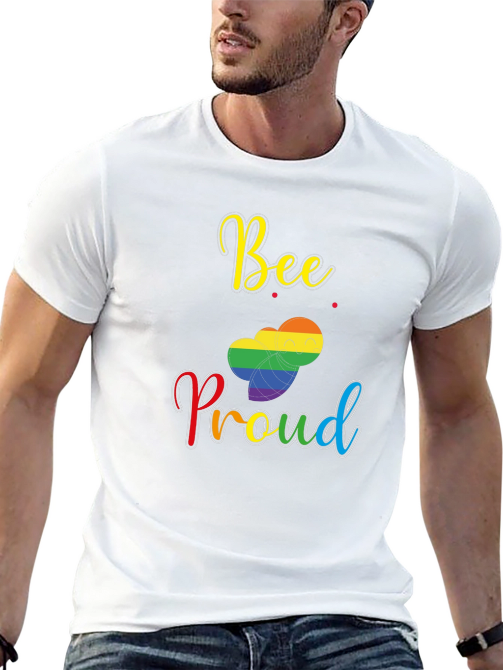 Bee Proud LGBTQ+ Pride T-Shirt