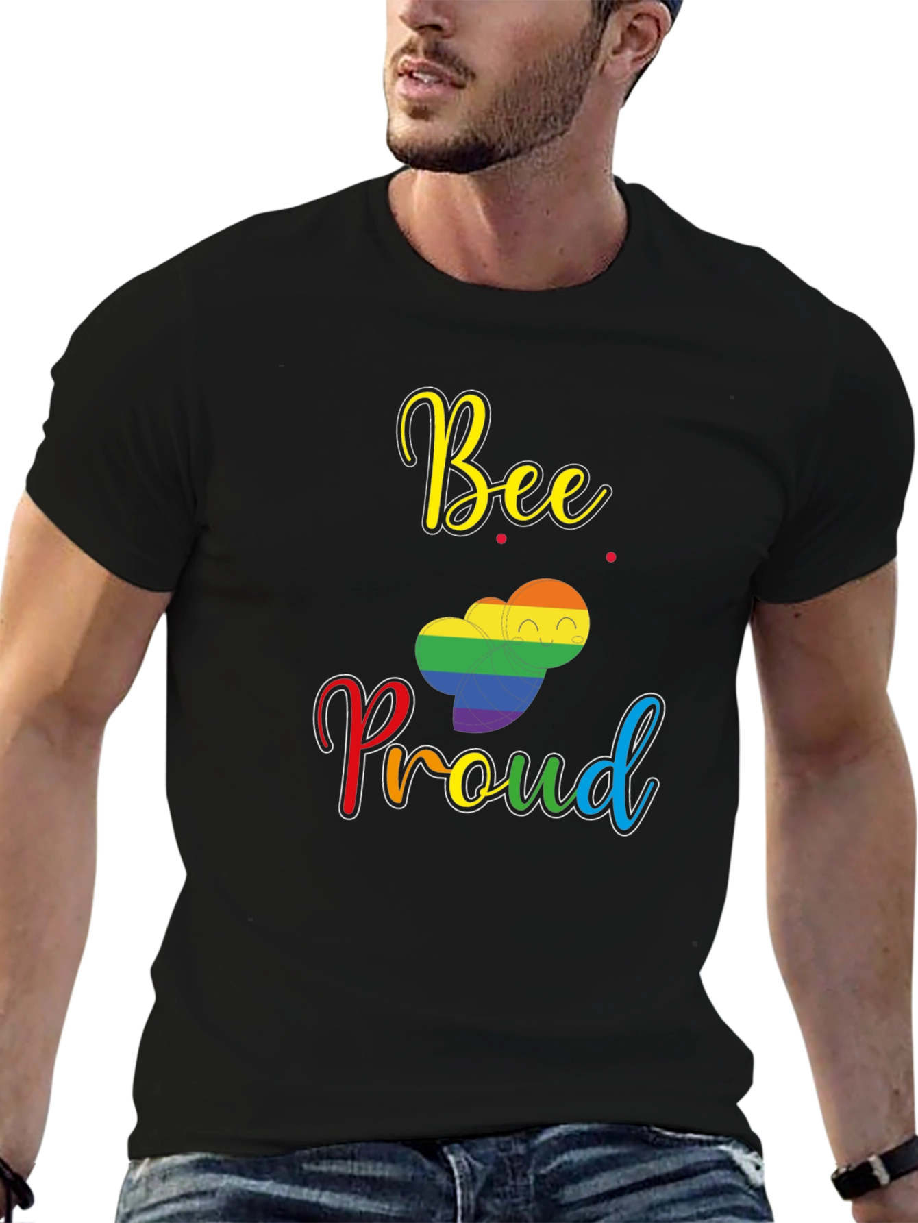Bee Proud LGBTQ+ Pride T-Shirt