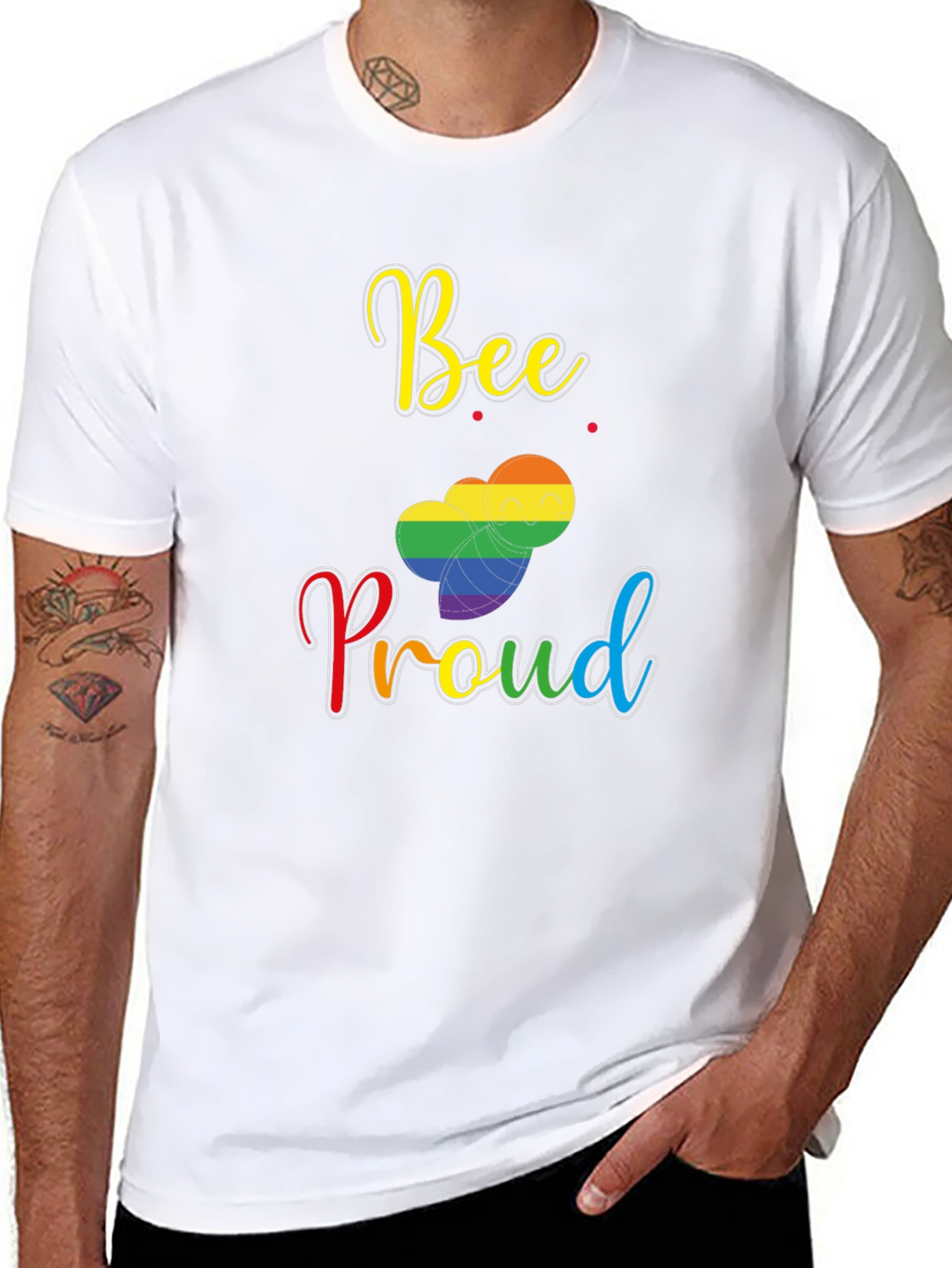 Bee Proud LGBTQ+ Pride T-Shirt