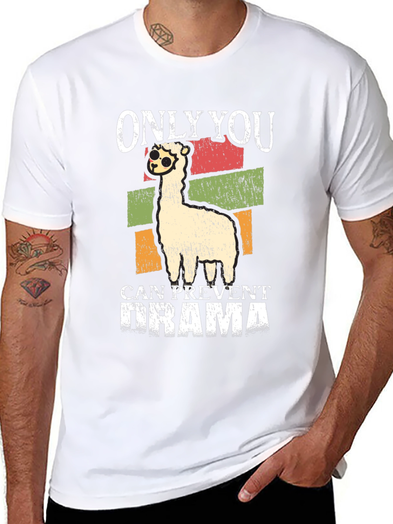 Only You Can Prevent Drama Llama T-Shirt
