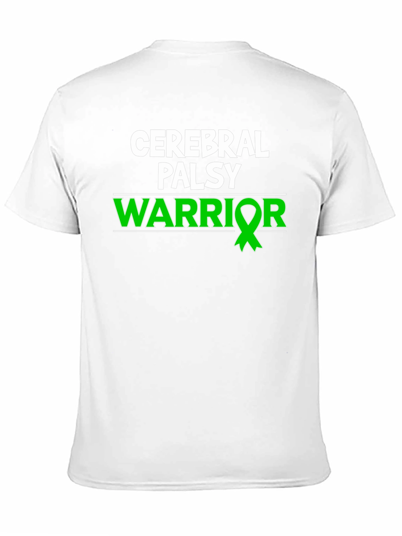Cerebral Palsy Warrior T-Shirt - Green Ribbon