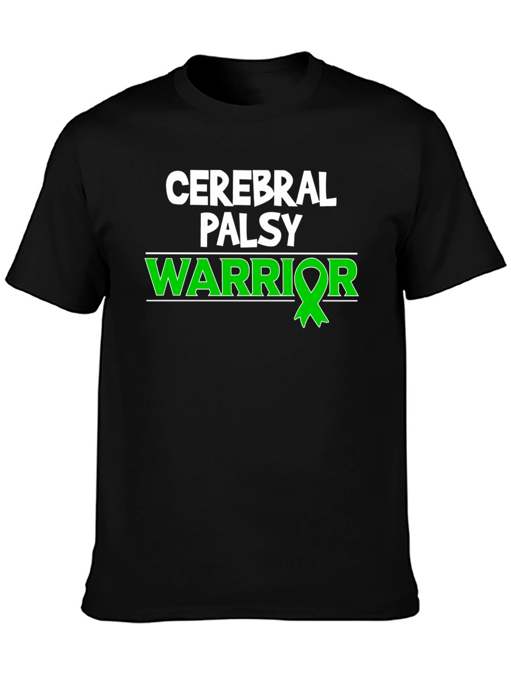 Cerebral Palsy Warrior T-Shirt - Green Ribbon