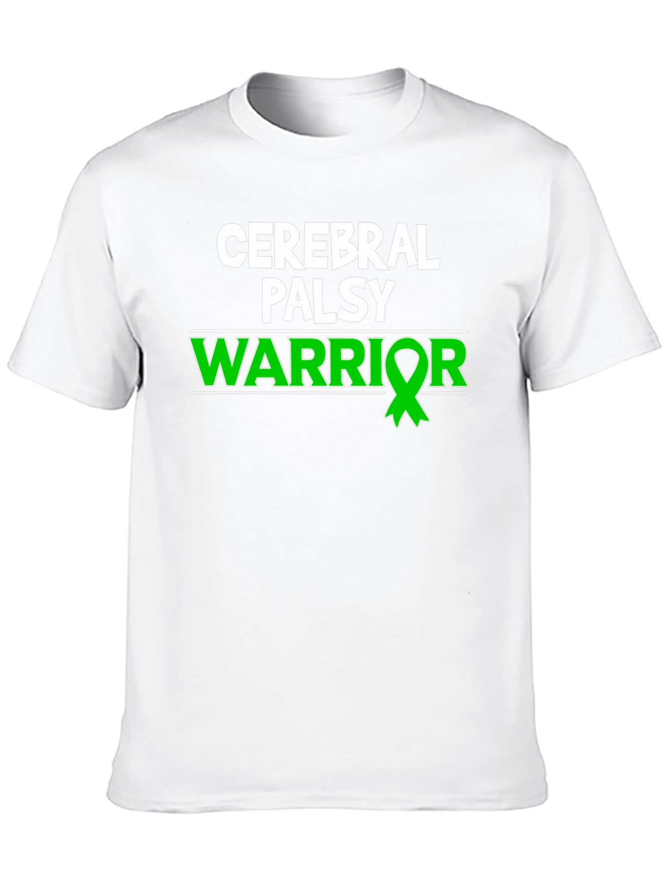 Cerebral Palsy Warrior T-Shirt - Green Ribbon