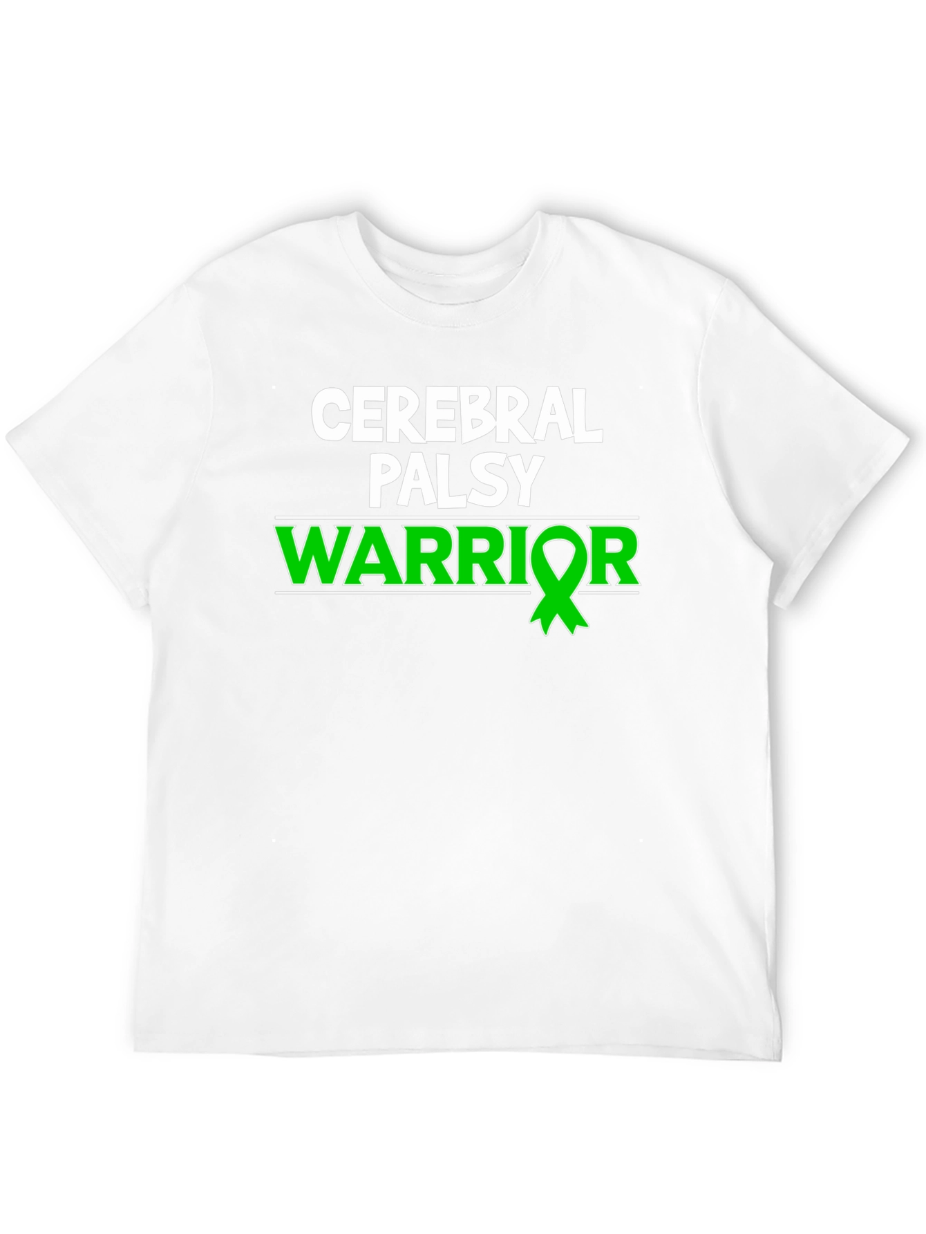 Cerebral Palsy Warrior T-Shirt - Green Ribbon