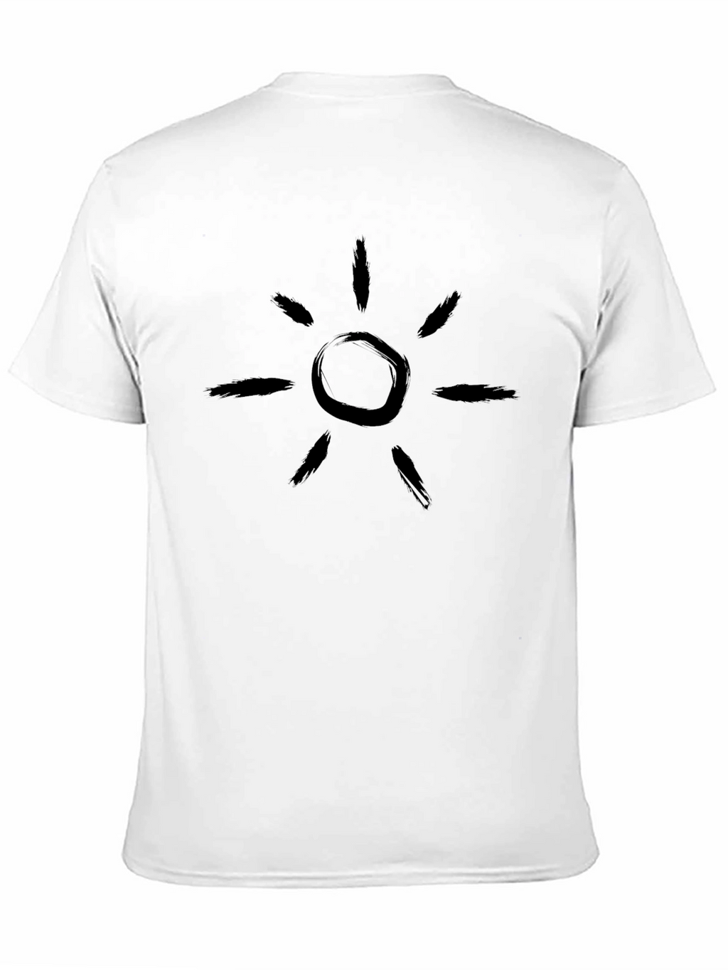 Sunburst Graphic Tee - Modern Black T-Shirt