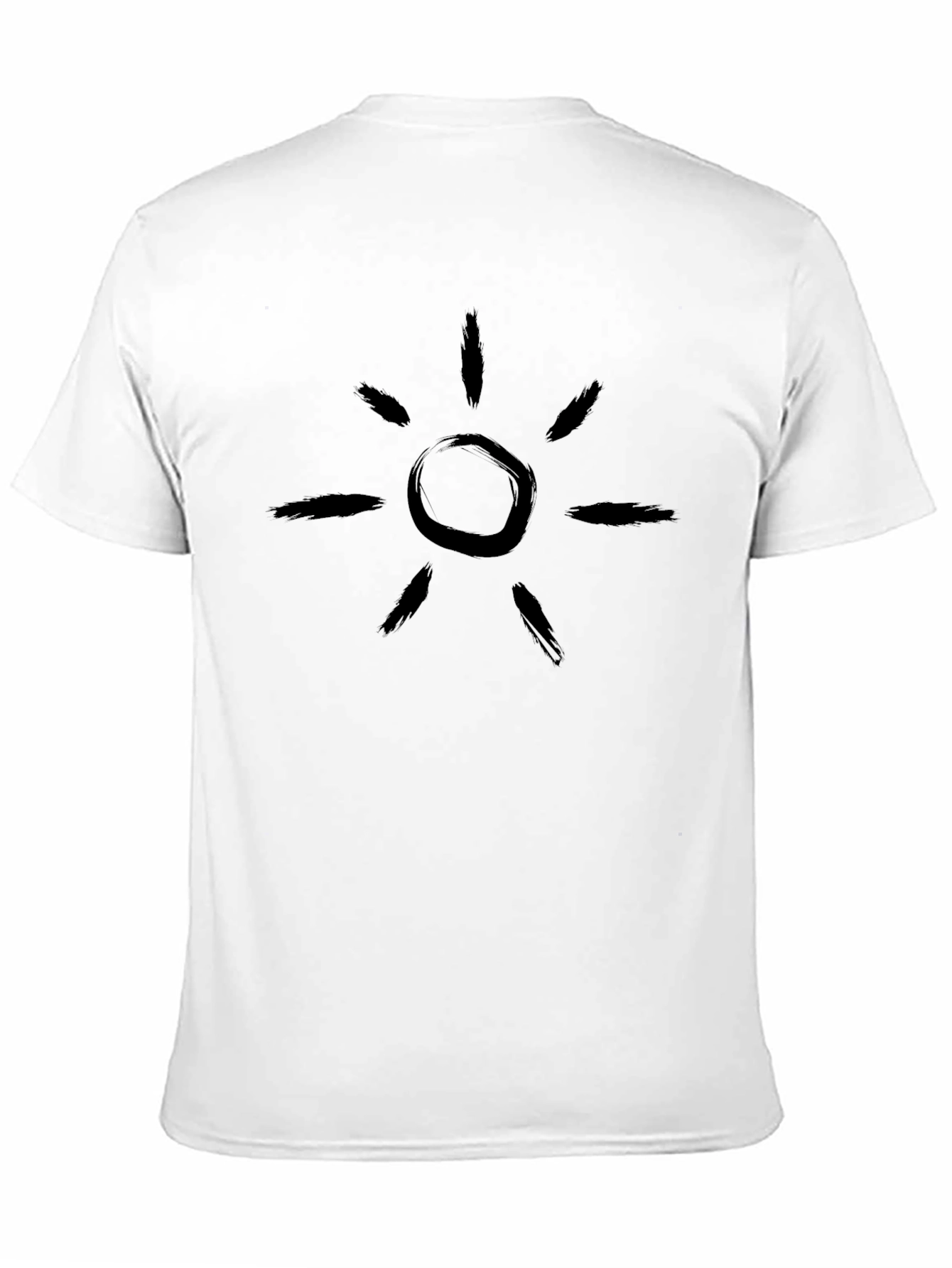 Sunburst Graphic Tee - Modern Black T-Shirt
