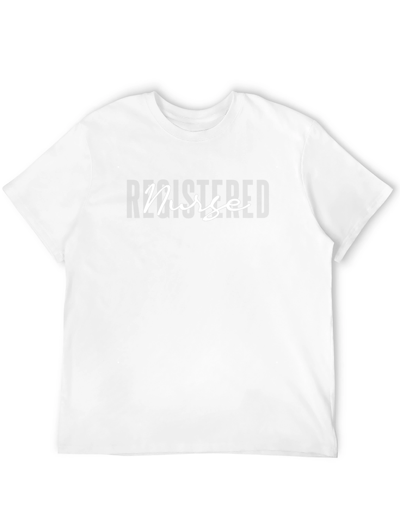 Registered Nurse T-Shirt - Black Cotton Tee