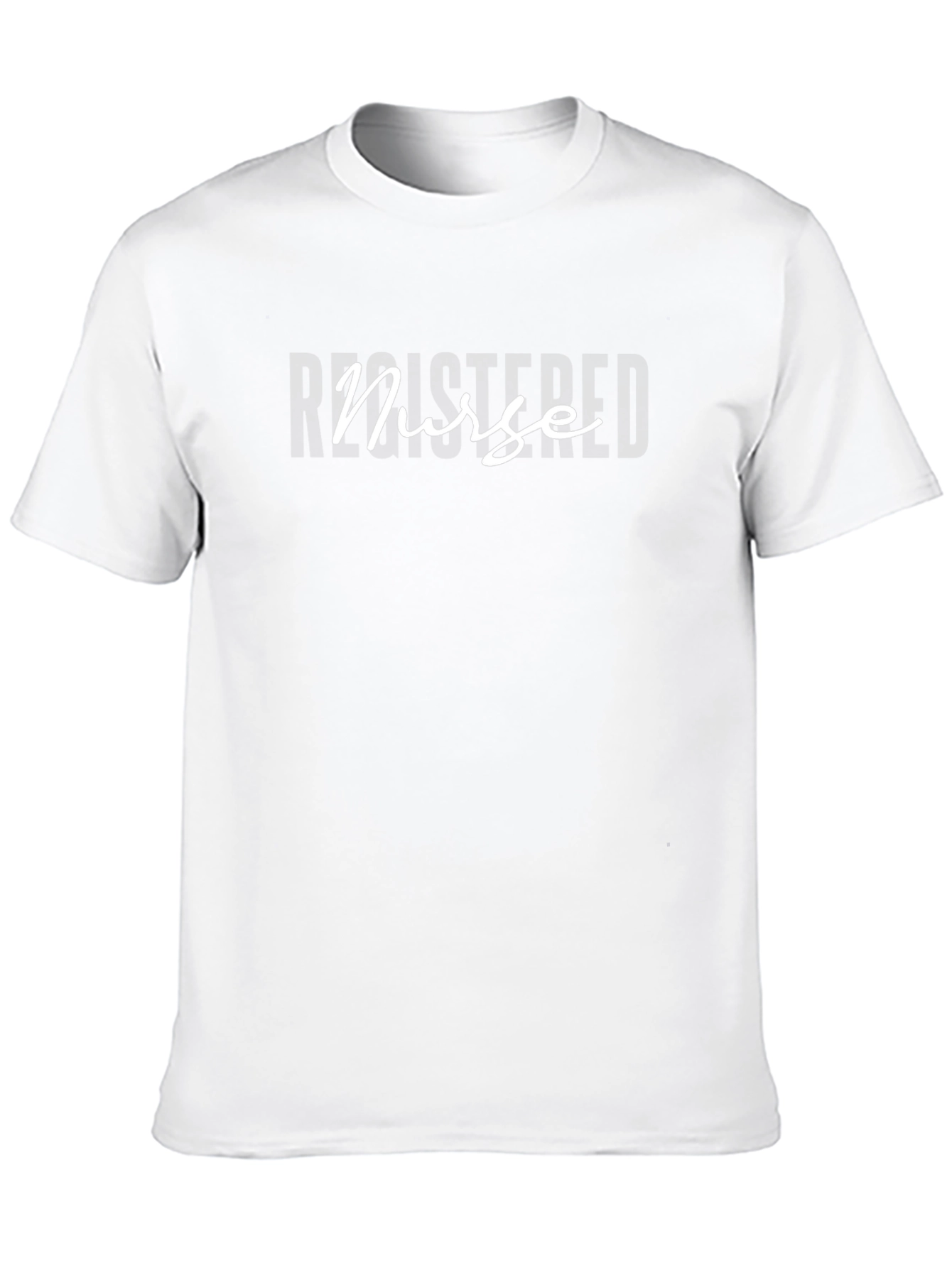Registered Nurse T-Shirt - Black Cotton Tee