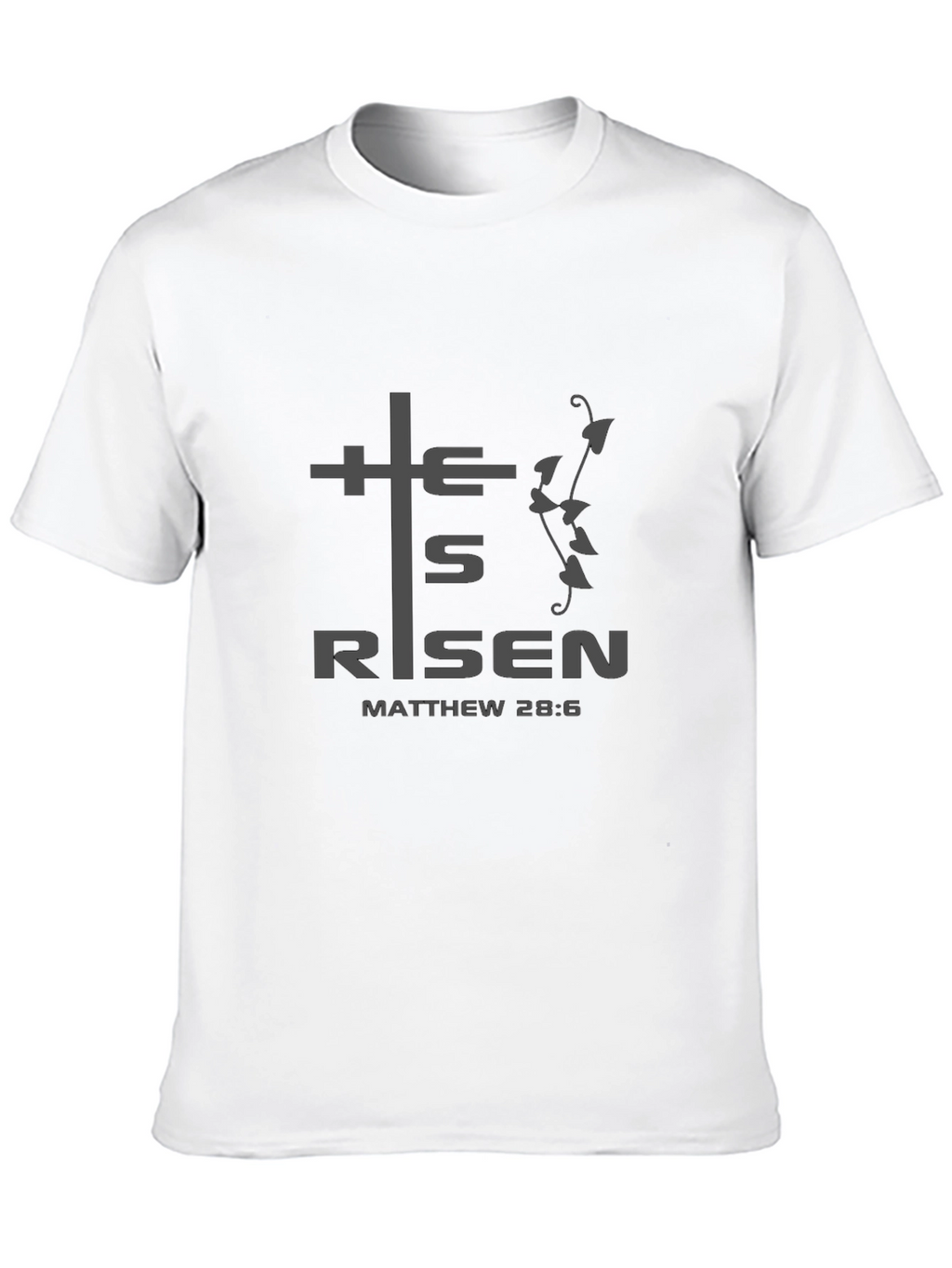 He Is Risen Graphic Tee - Christian Easter Shirt
