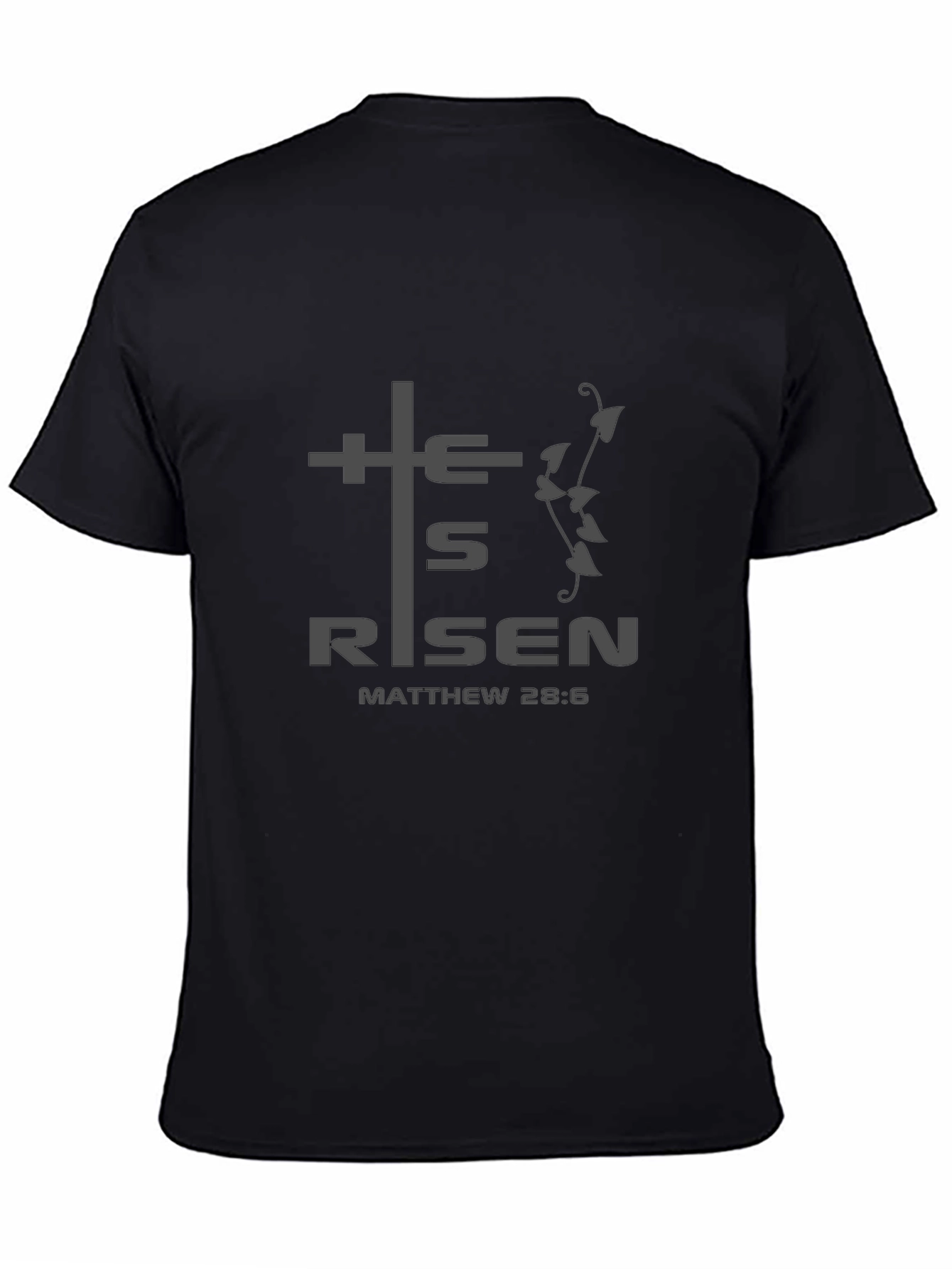 He Is Risen Graphic Tee - Christian Easter Shirt