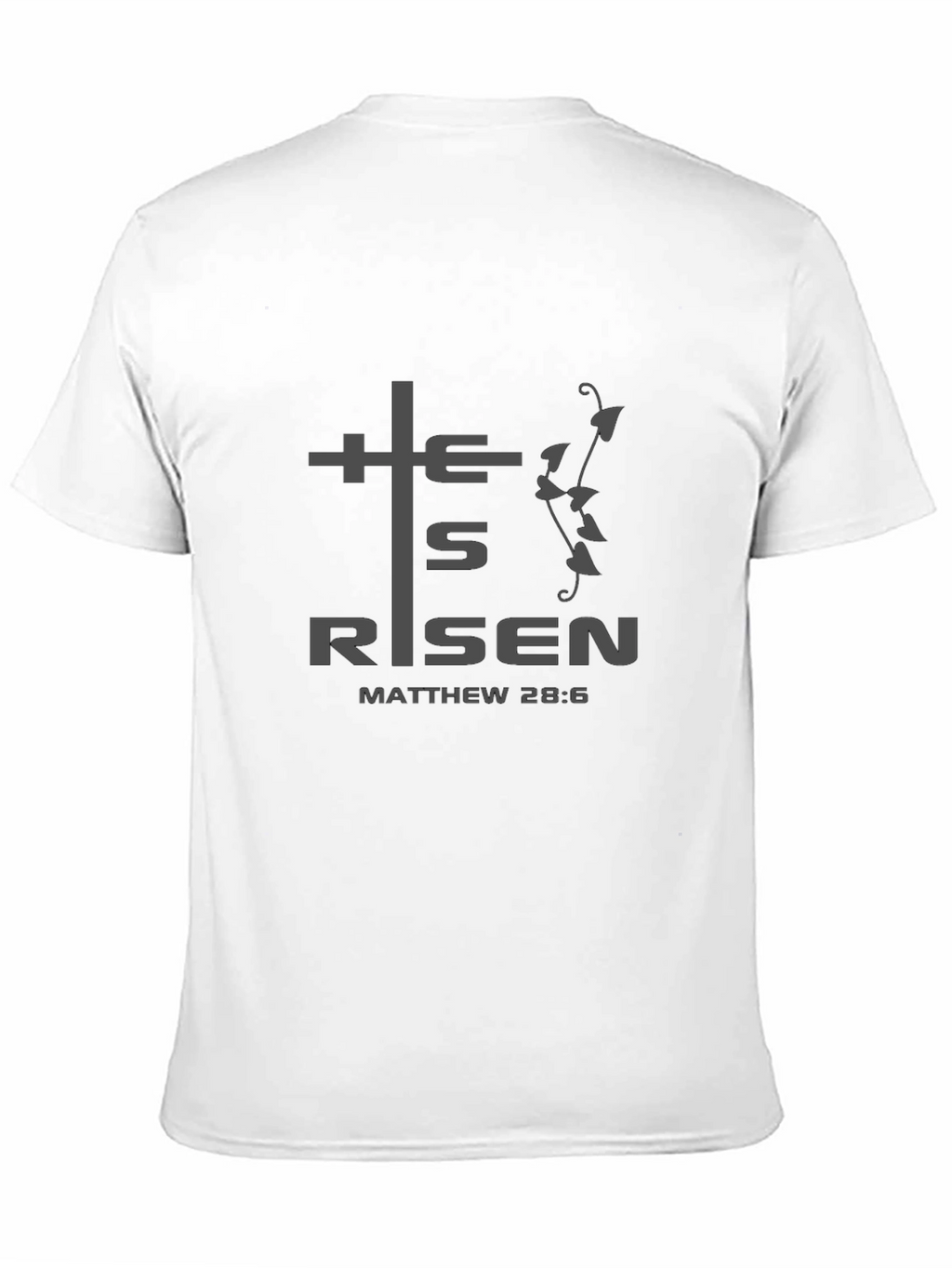 He Is Risen Graphic Tee - Christian Easter Shirt