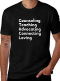 Counseling Teaching Advocating T-Shirt
