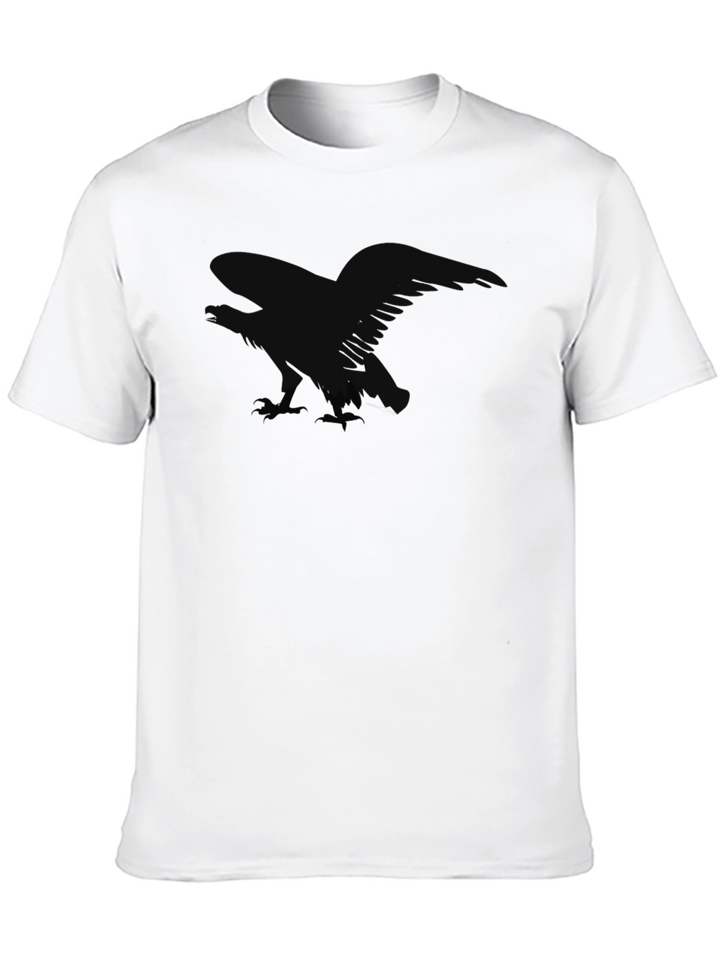 Mens Black Eagle Graphic T-Shirt