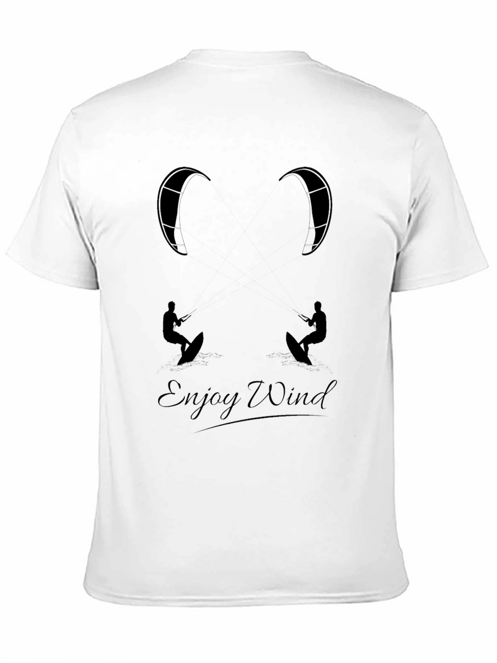 Enjoy Wind Kitesurfing Graphic Tee