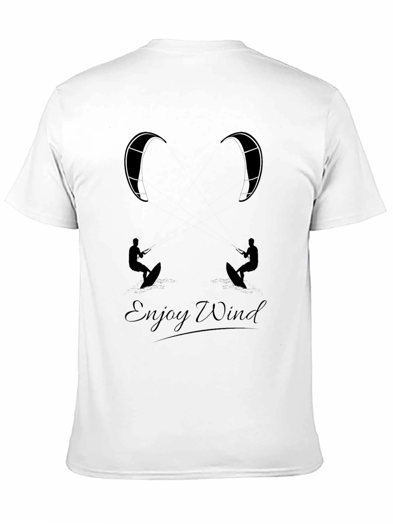 Enjoy Wind Kitesurfing Graphic Tee