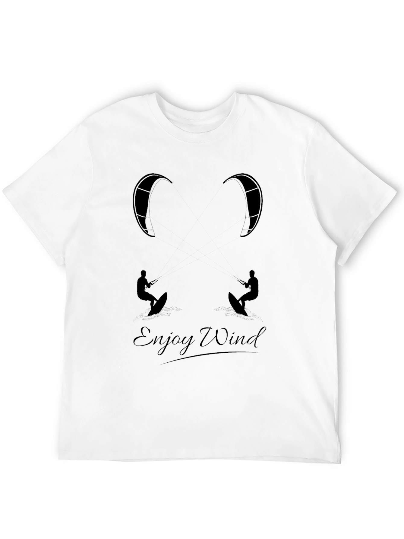 Enjoy Wind Kitesurfing Graphic Tee