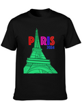 Paris 2024 T-Shirt - Eiffel Tower Graphic Tee
