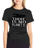There is No Planet B Graphic Tee - Black