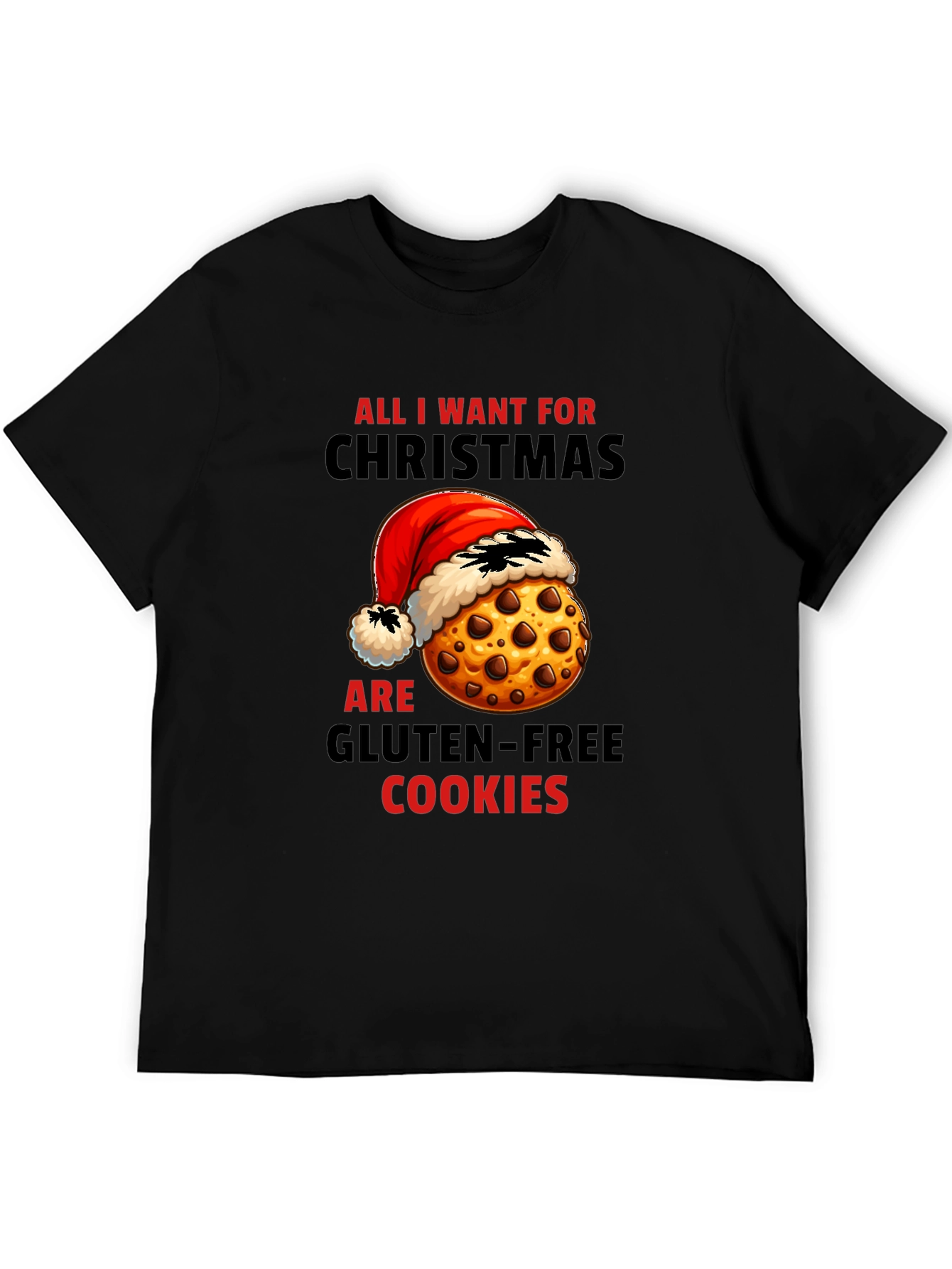 Funny Christmas Gluten-Free Cookie T-Shirt