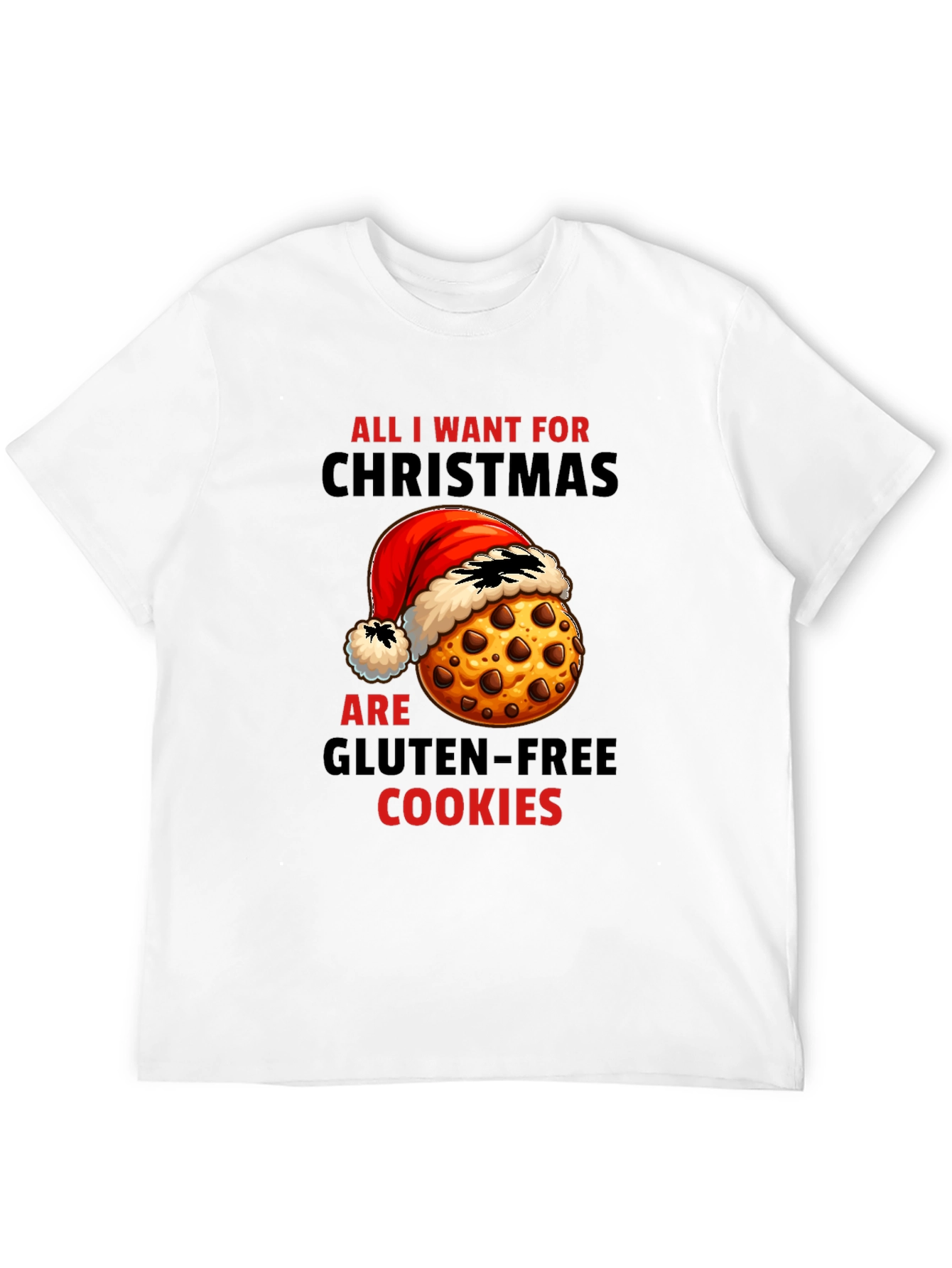 Funny Christmas Gluten-Free Cookie T-Shirt
