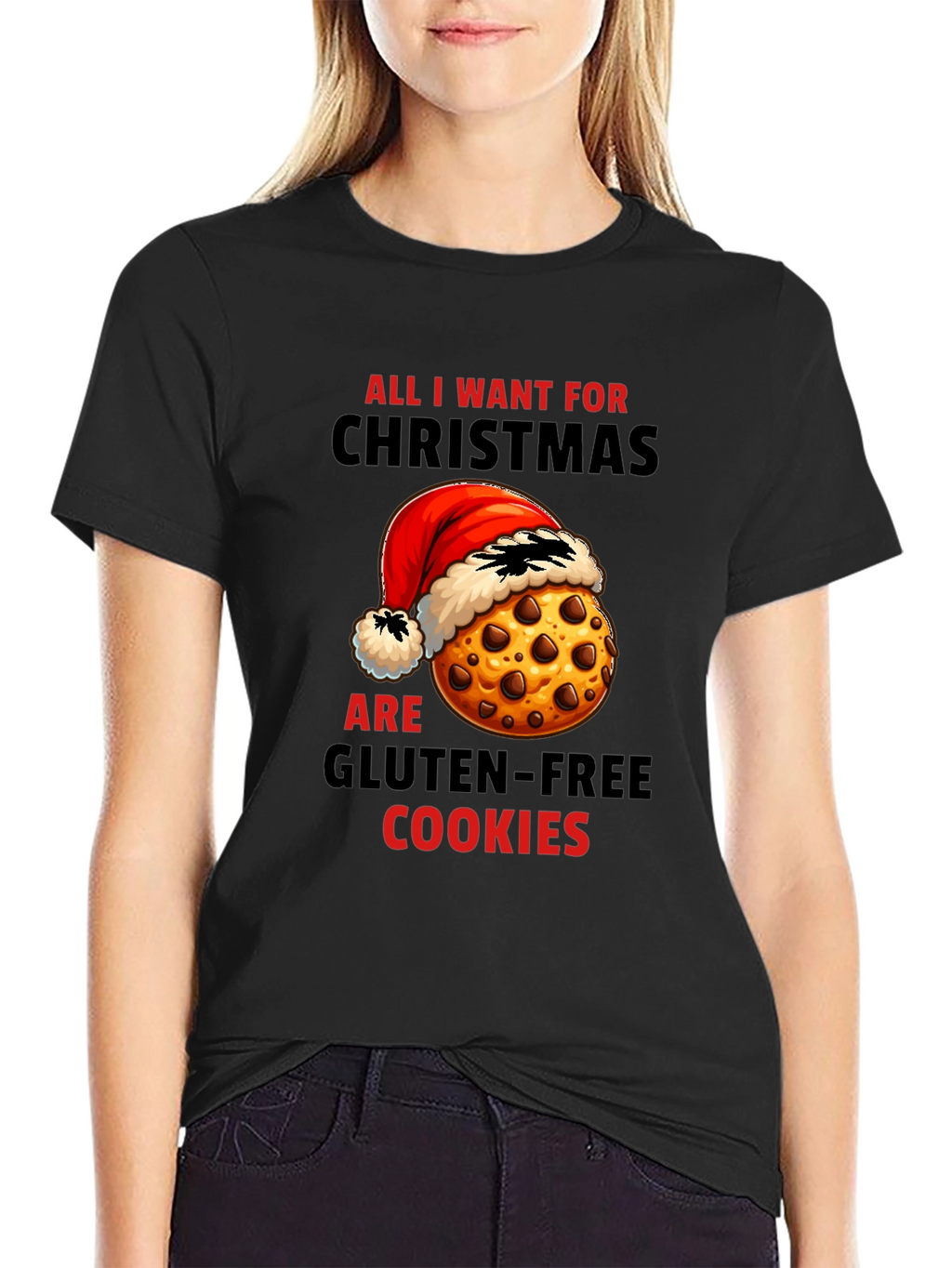 Funny Christmas Gluten-Free Cookie T-Shirt