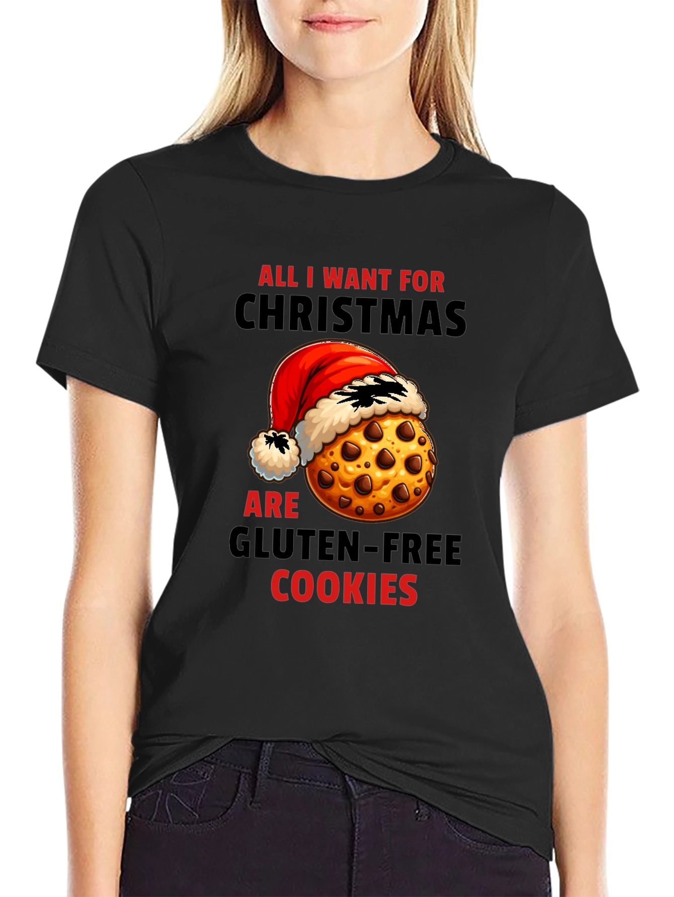 Funny Christmas Gluten-Free Cookie T-Shirt