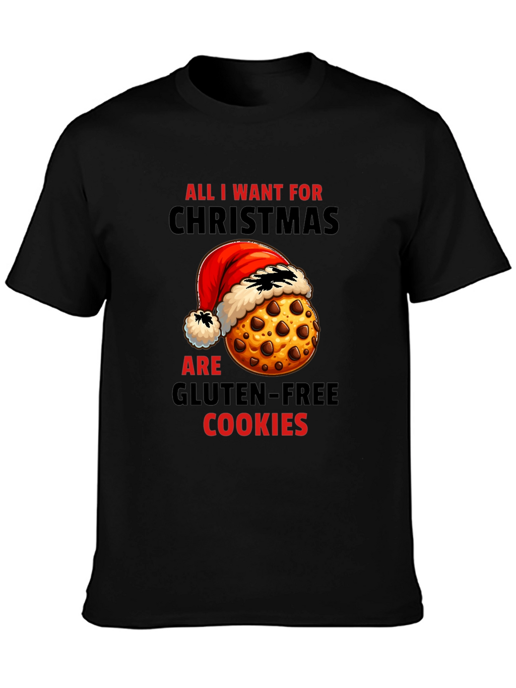 Funny Christmas Gluten-Free Cookie T-Shirt
