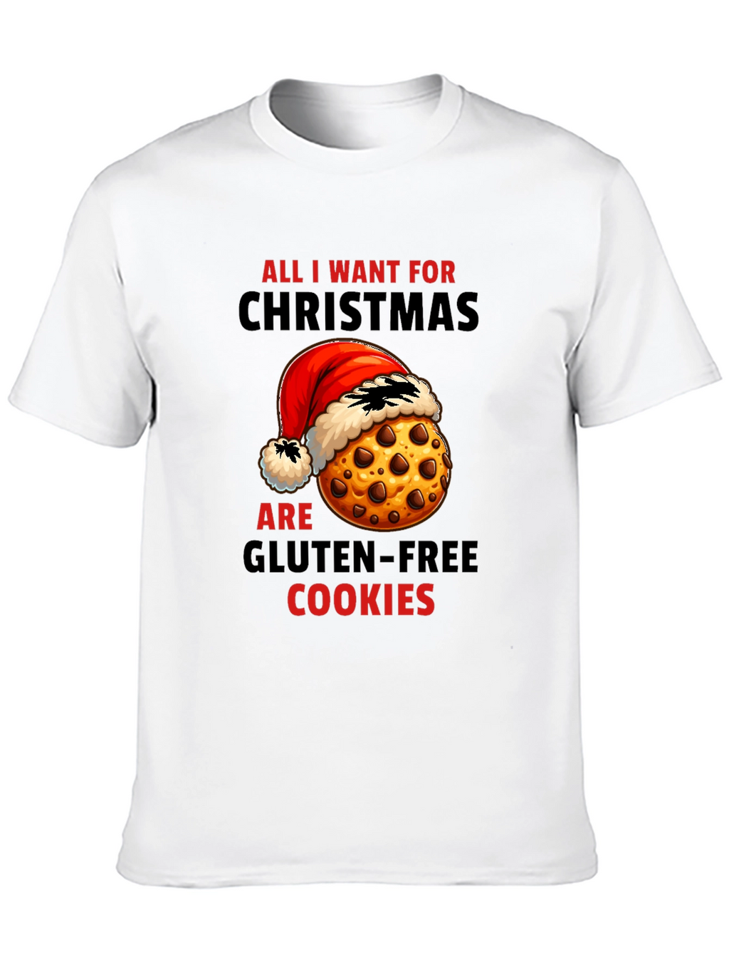 Funny Christmas Gluten-Free Cookie T-Shirt