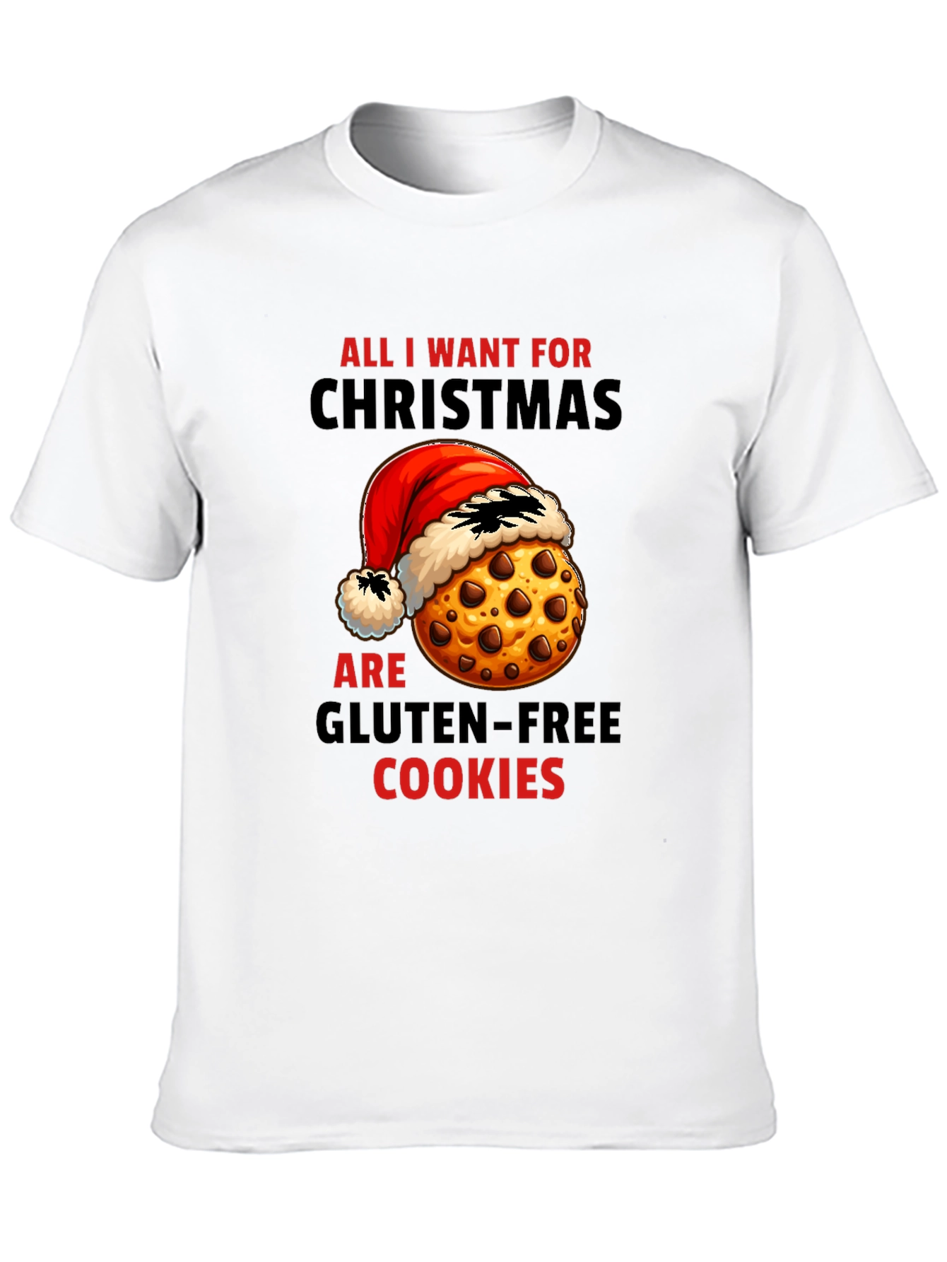 Funny Christmas Gluten-Free Cookie T-Shirt