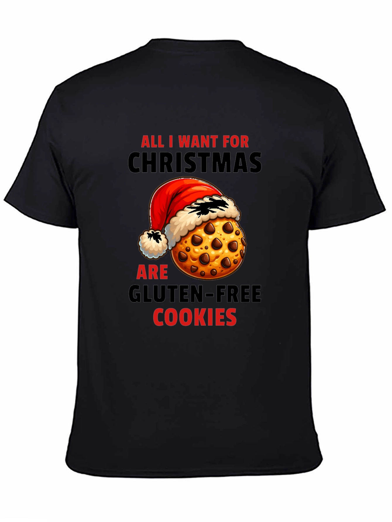 Funny Christmas Gluten-Free Cookie T-Shirt
