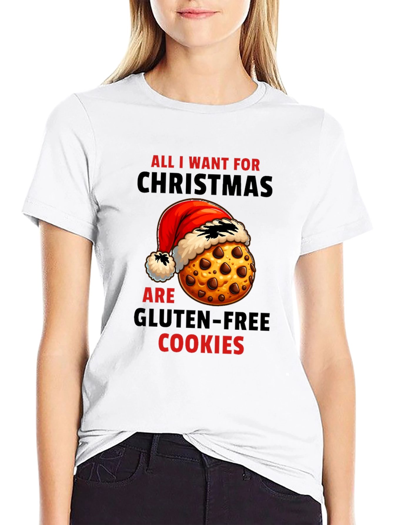 Funny Christmas Gluten-Free Cookie T-Shirt