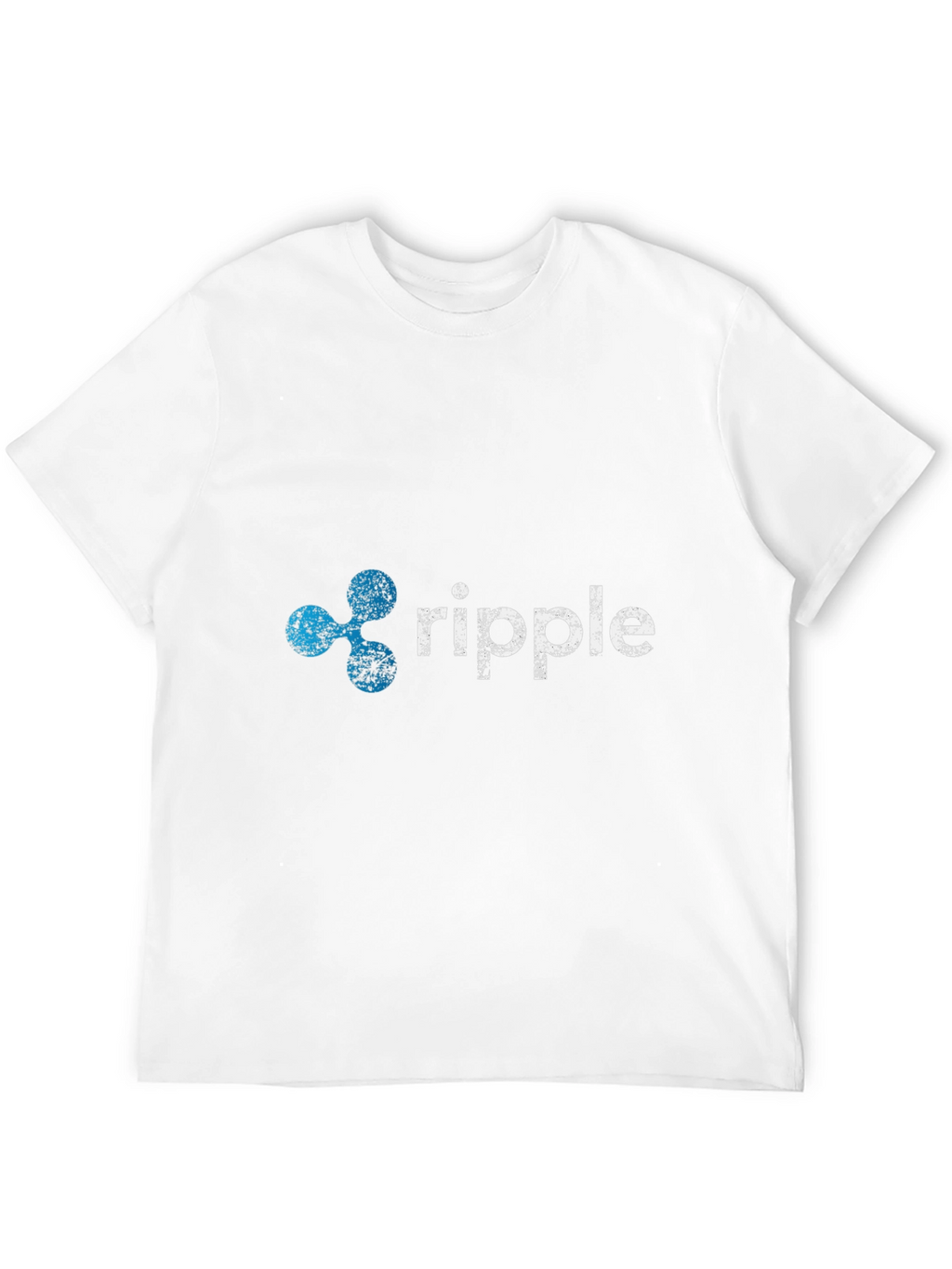 Ripple Cryptocurrency Logo Black T-Shirt