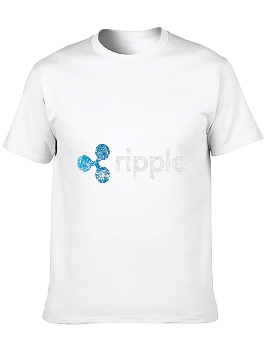 Ripple Cryptocurrency Logo Black T-Shirt