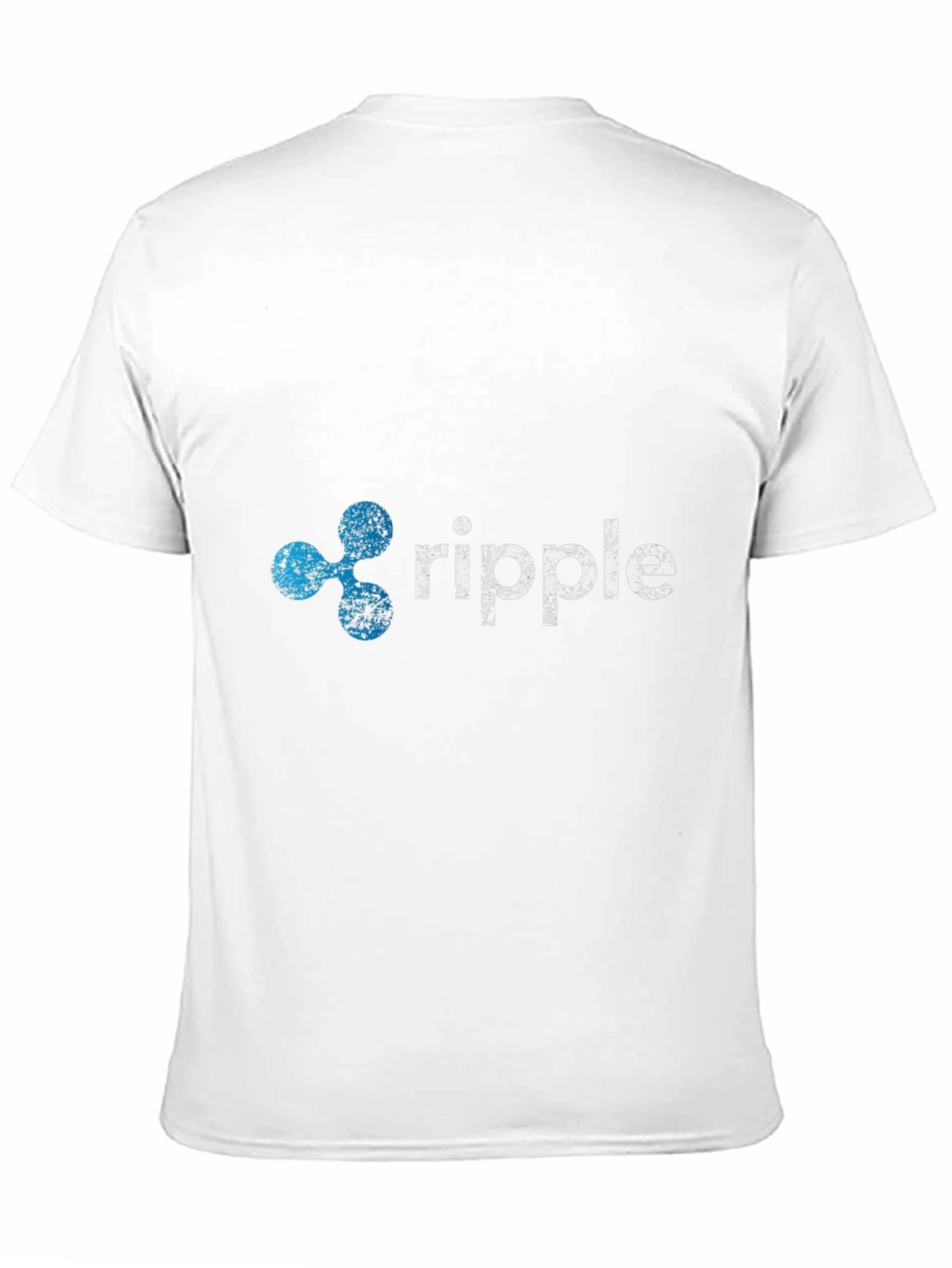 Ripple Cryptocurrency Logo Black T-Shirt