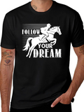 Follow Your Dream Equestrian Horse T-Shirt