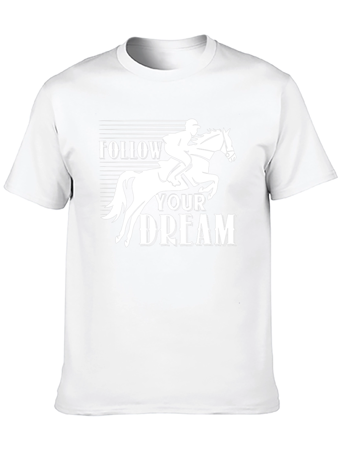 Follow Your Dream Equestrian Horse T-Shirt